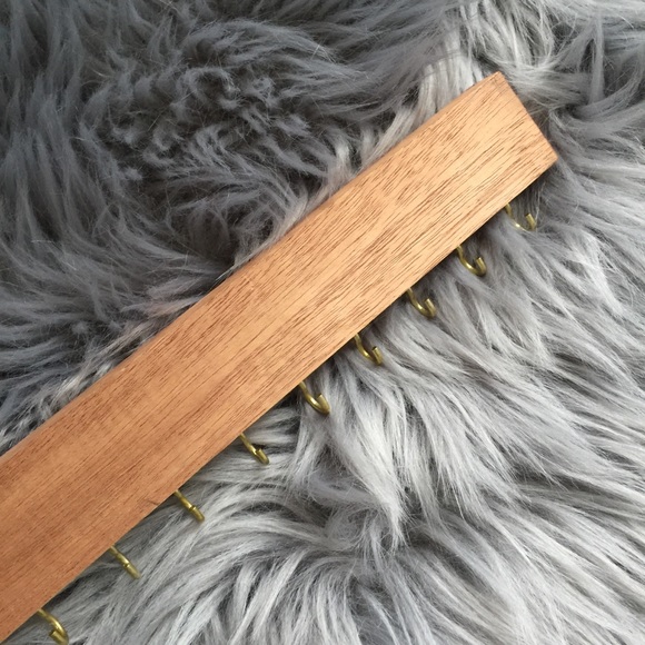 Handmade Solid Wood Necklace Jewelry Hanger - Picture 3 of 6